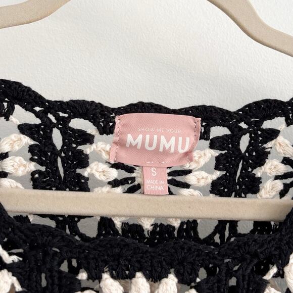 Show Me Your Mumu Mamacita Black Crochet Dress Small - Picture 6 of 8